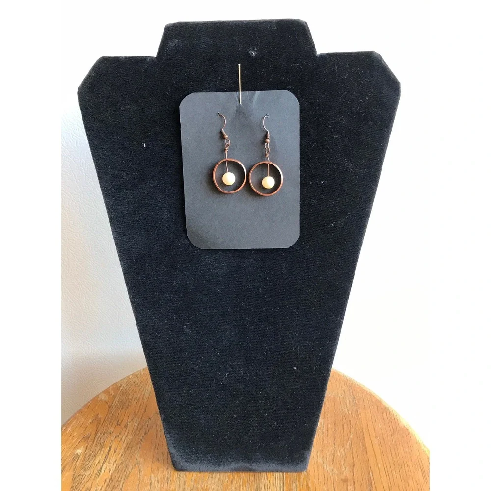 N/A copper earrings